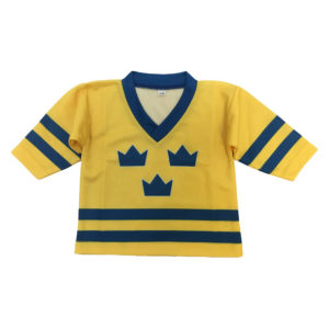 Gul/Blå Tre Kronor Sverige Hockeytröja Deluxe